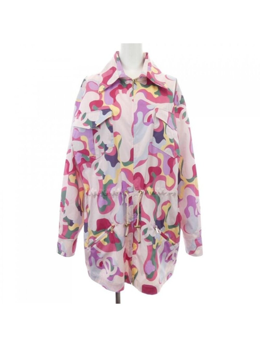 Chanel Jacket Silk Green